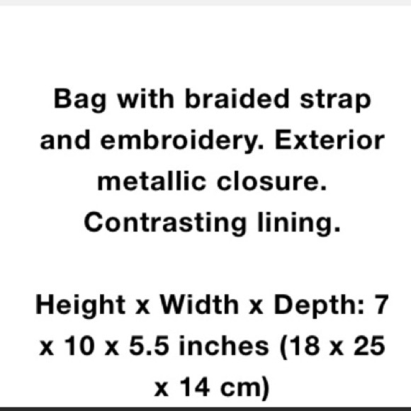 Zara embroidered box bag - Picture 5 of 5